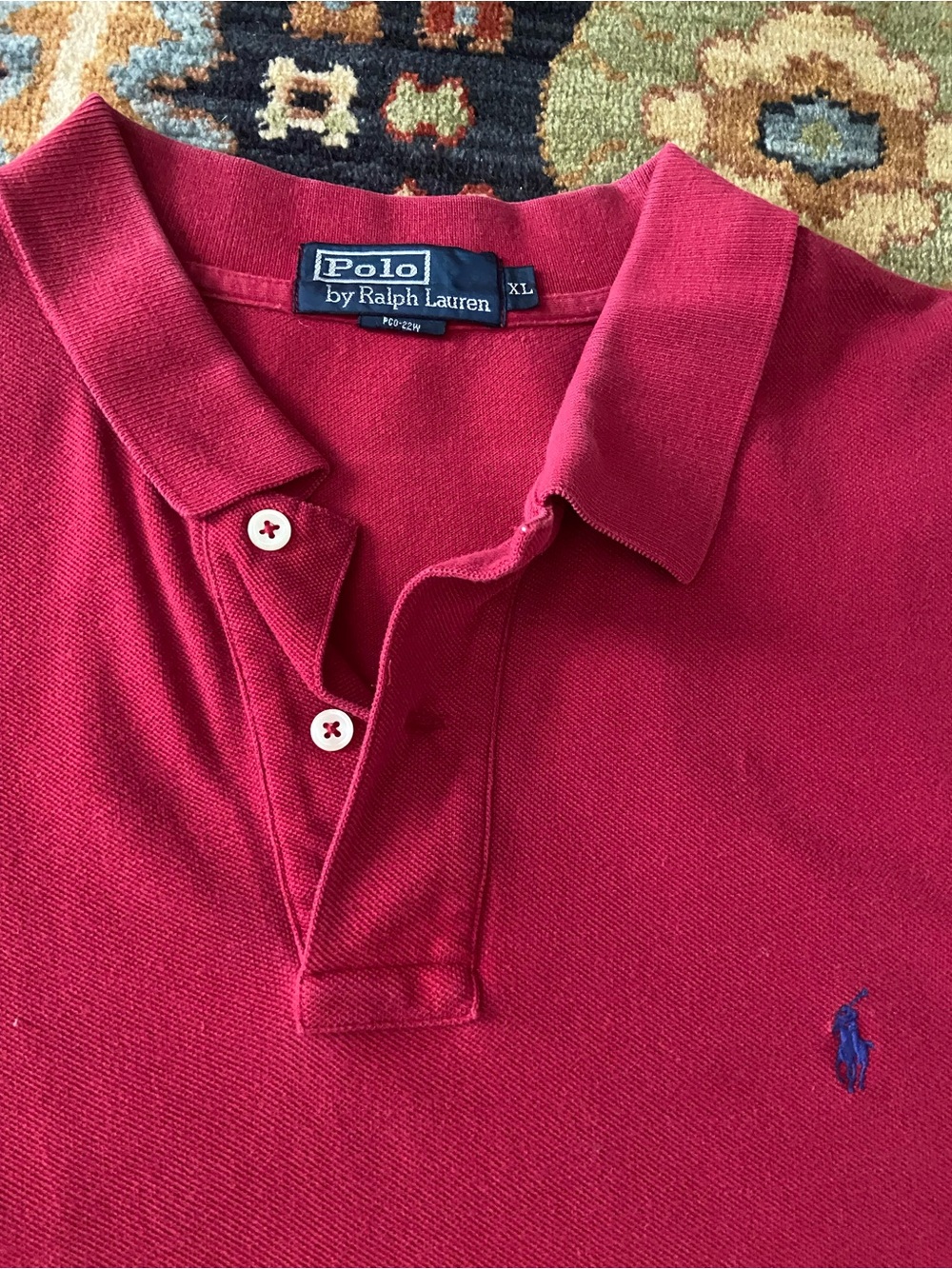 Polo by Ralph Lauren Raspberry Red Short-Sleeve Polo - Picture 3 of 3